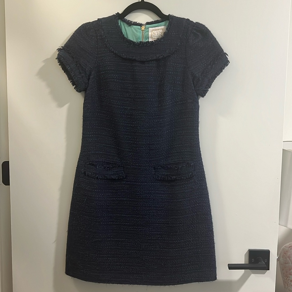 Sail to Sable Tweed Dress